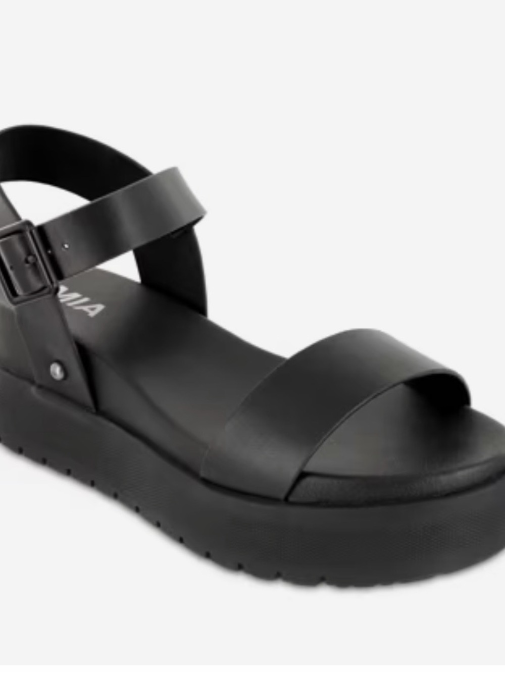 Black Mia Kaya platform sandals